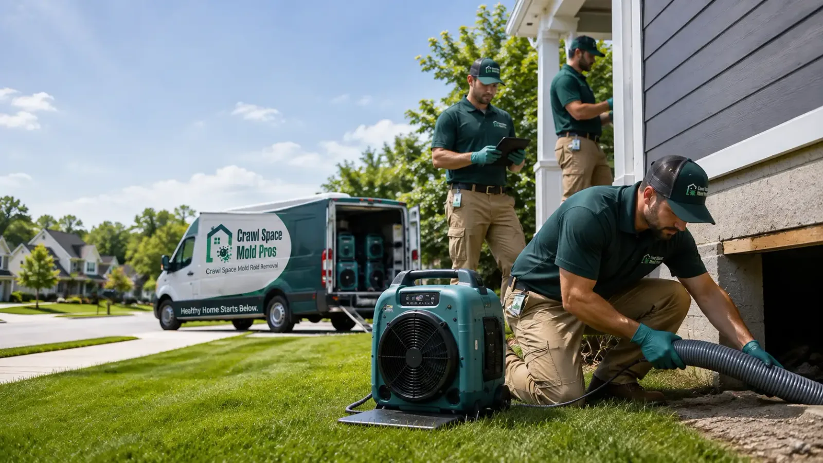 Crawl Space Mold Removal in Le Sueur, MN